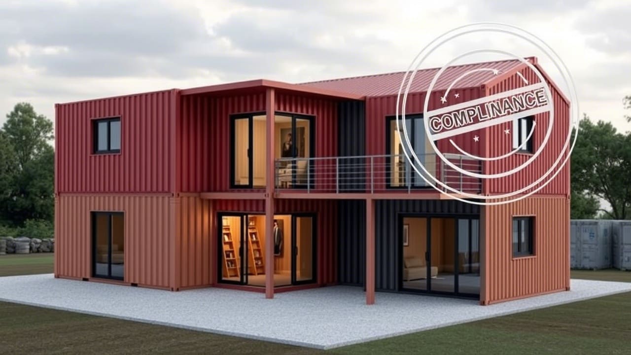 Construccion con contenedores maritimos y normativa