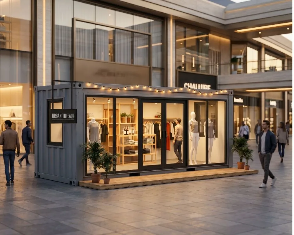 Tienda realizada con contenedor maritimo