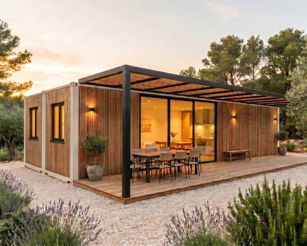 Casa contenedor marítimo de 60 m²